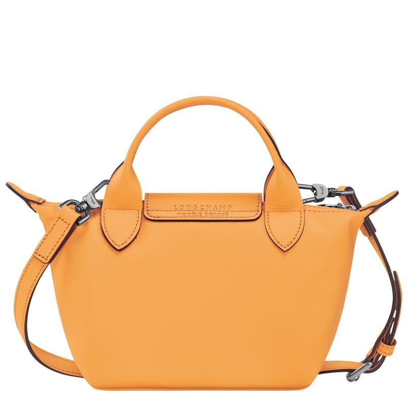 Apricot Orange Women's Longchamp Le Pliage Xtra XS Handbags | 8642-XLWPT