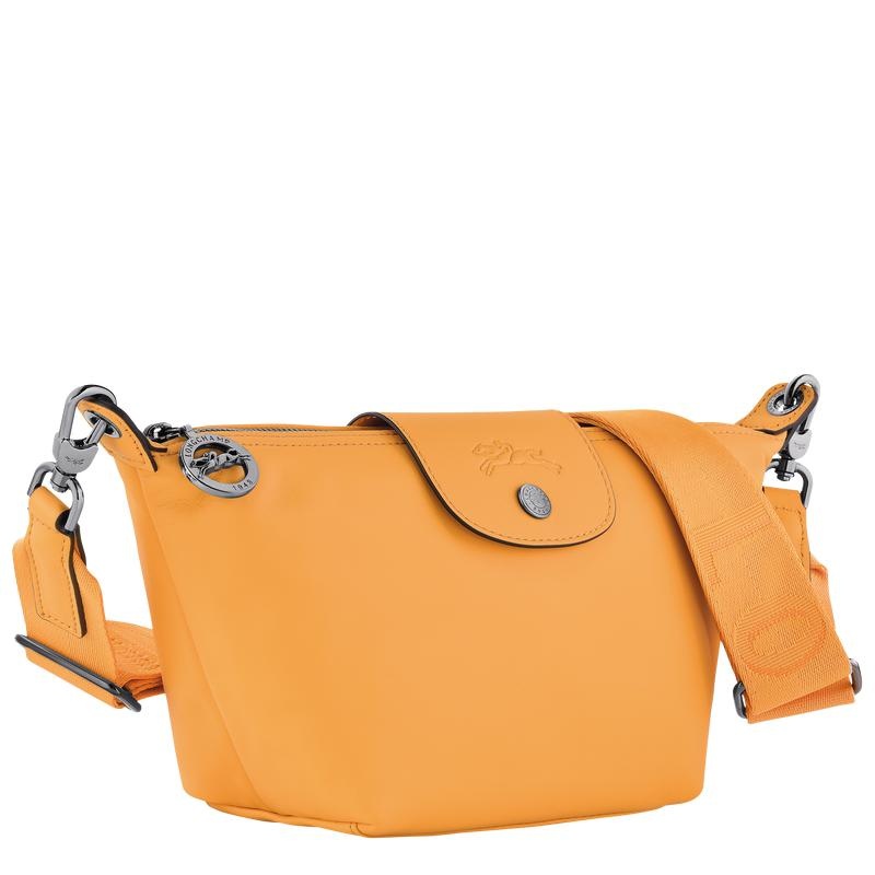 Apricot Orange Women's Longchamp Le Pliage Xtra XS Crossbody Bags | 4508-POJSL