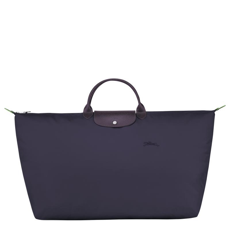 Bilberry Purple Men\'s Longchamp Le Pliage Green M Travel Bags | 3642-KWOQI