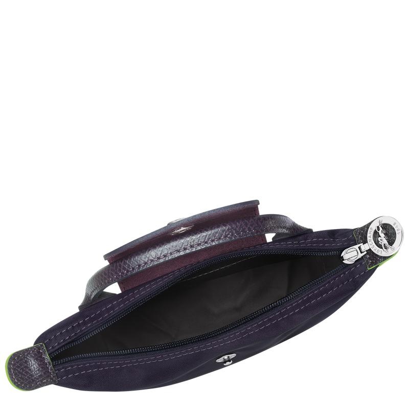 Bilberry Purple Men's Longchamp Le Pliage Green with handle Pouches | 2103-CTMOB