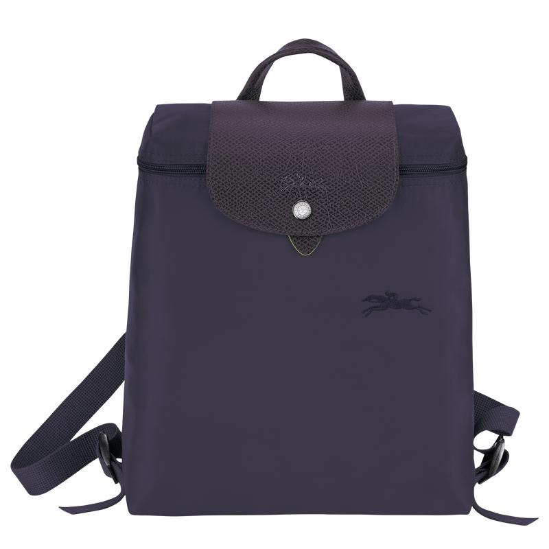 Bilberry Purple Men\'s Longchamp Le Pliage Green M Backpacks | 7354-EFZNJ