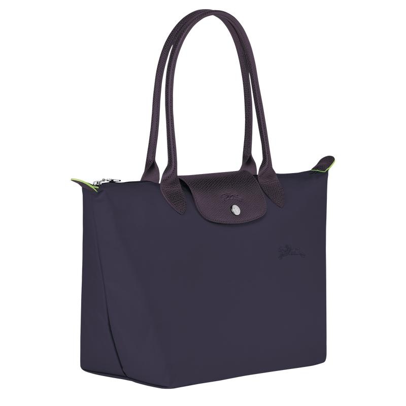 Bilberry Purple Women's Longchamp Le Pliage Green M Tote Bag | 9348-QNJEK