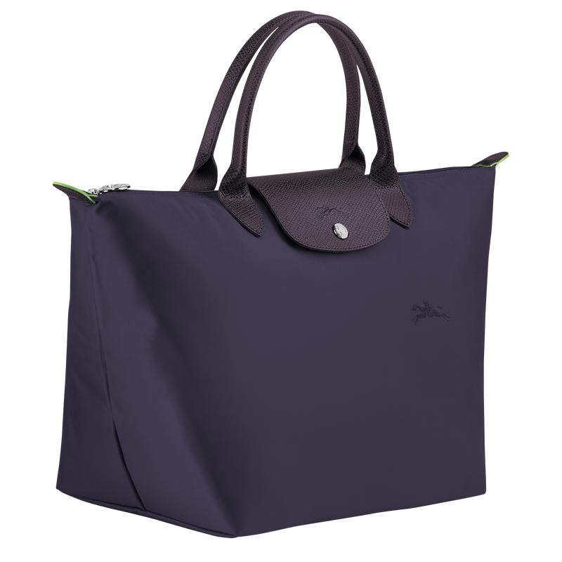 Bilberry Purple Women's Longchamp Le Pliage Green M Handbags | 5270-OVLWE