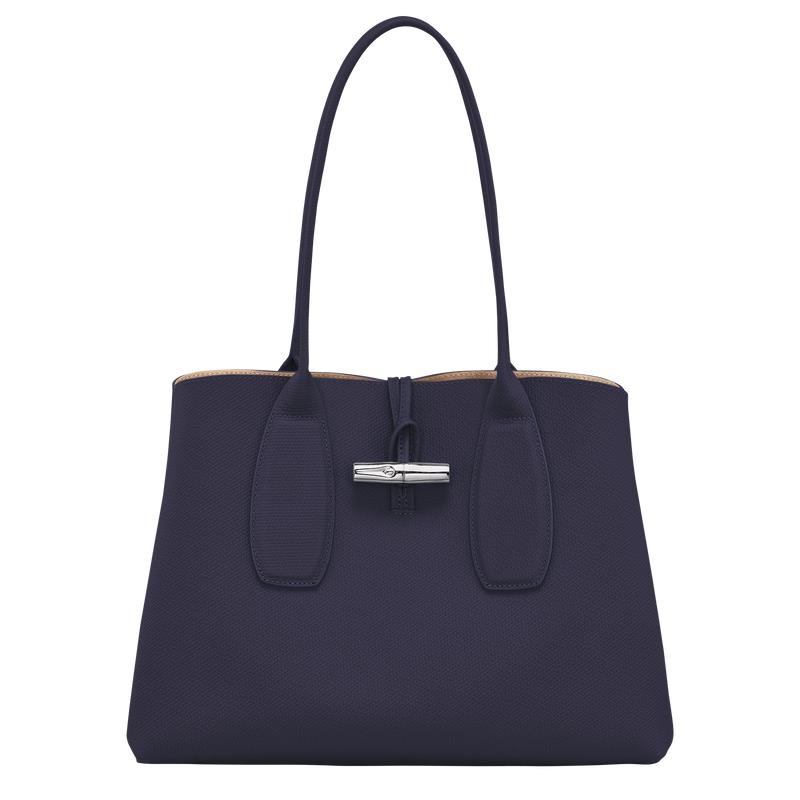 Bilberry Purple Women\'s Longchamp Roseau L Tote Bag | 1384-VEYMW