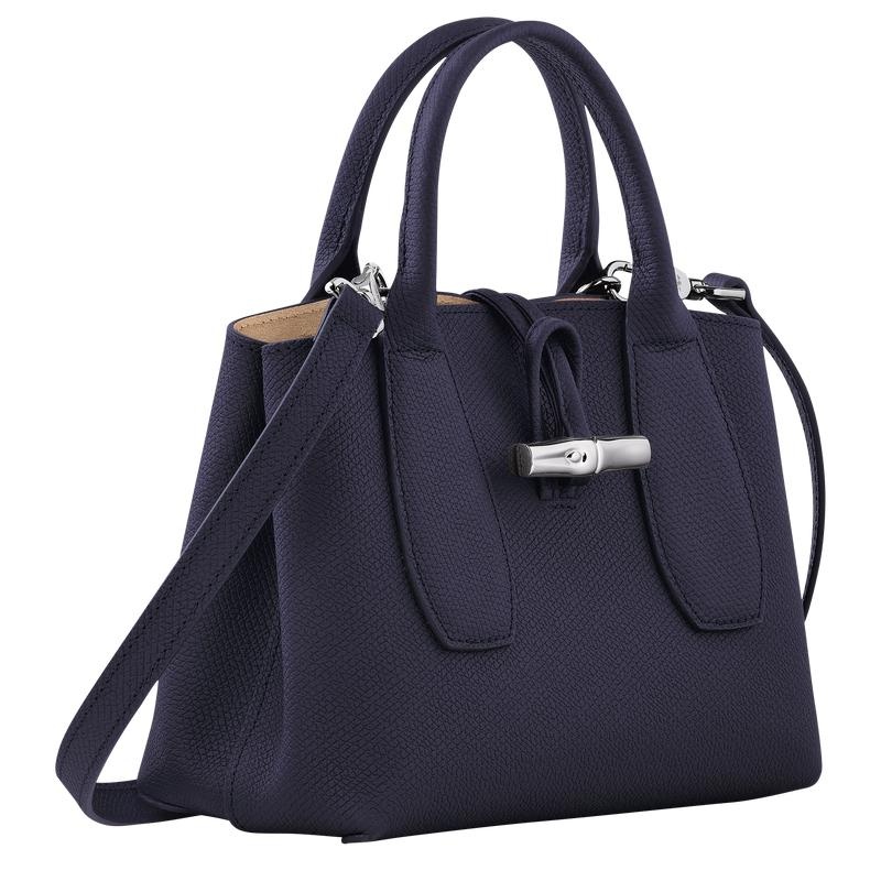 Bilberry Purple Women's Longchamp Roseau S Handbags | 6297-IOQGE