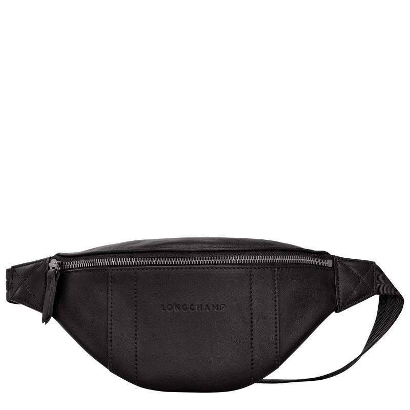 Black Men\'s Longchamp 3D S Belt Bags | 0873-BFYJK