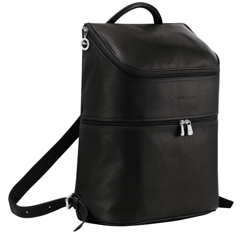 Black Men's Longchamp Le Foulonné Backpacks | 8312-VGJIM