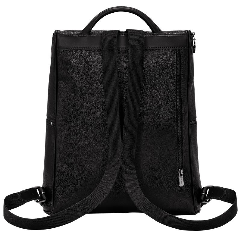 Black Men's Longchamp Le Foulonné Backpacks | 8312-VGJIM