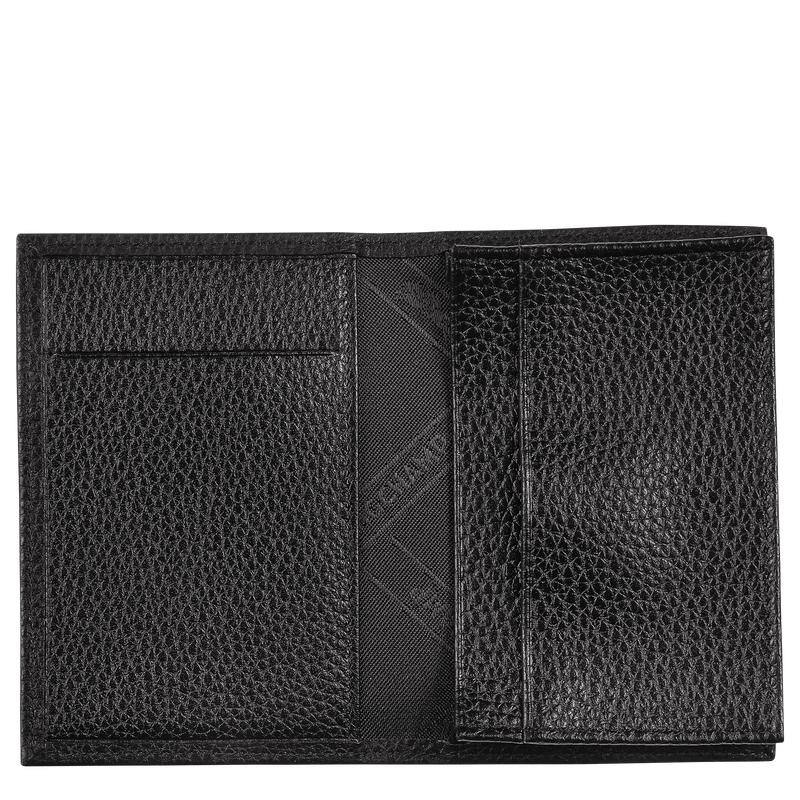 Black Men's Longchamp Le Foulonné Cardholders | 1285-TXKHE