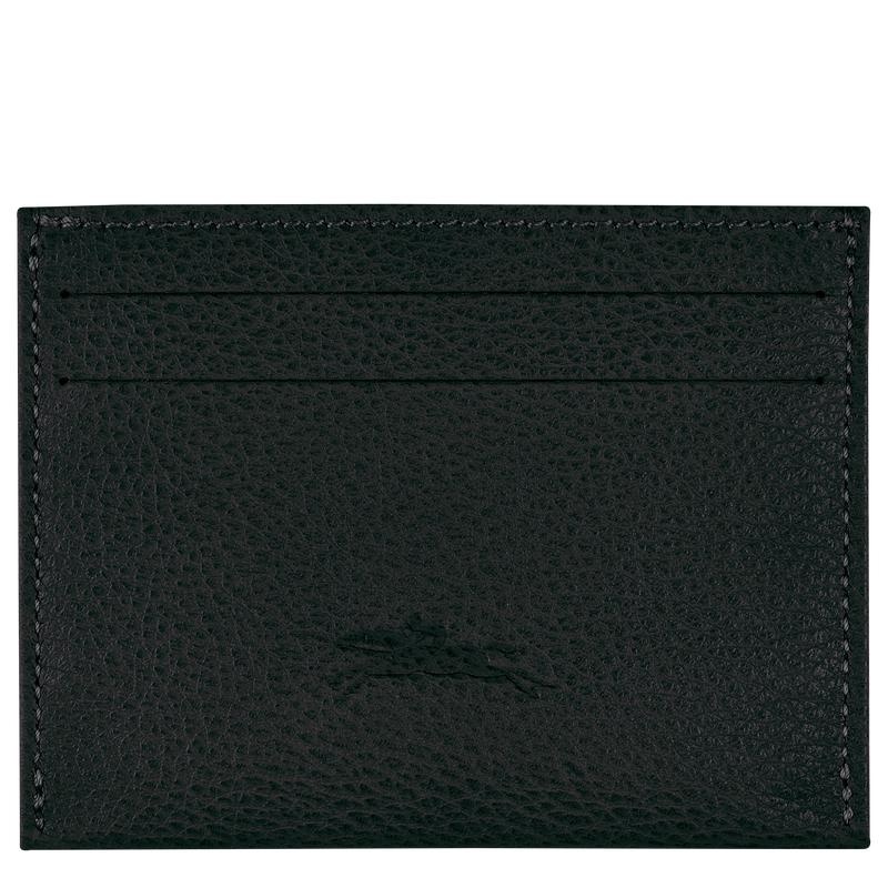 Black Men's Longchamp Le Foulonné Cardholders | 6831-MVRAT