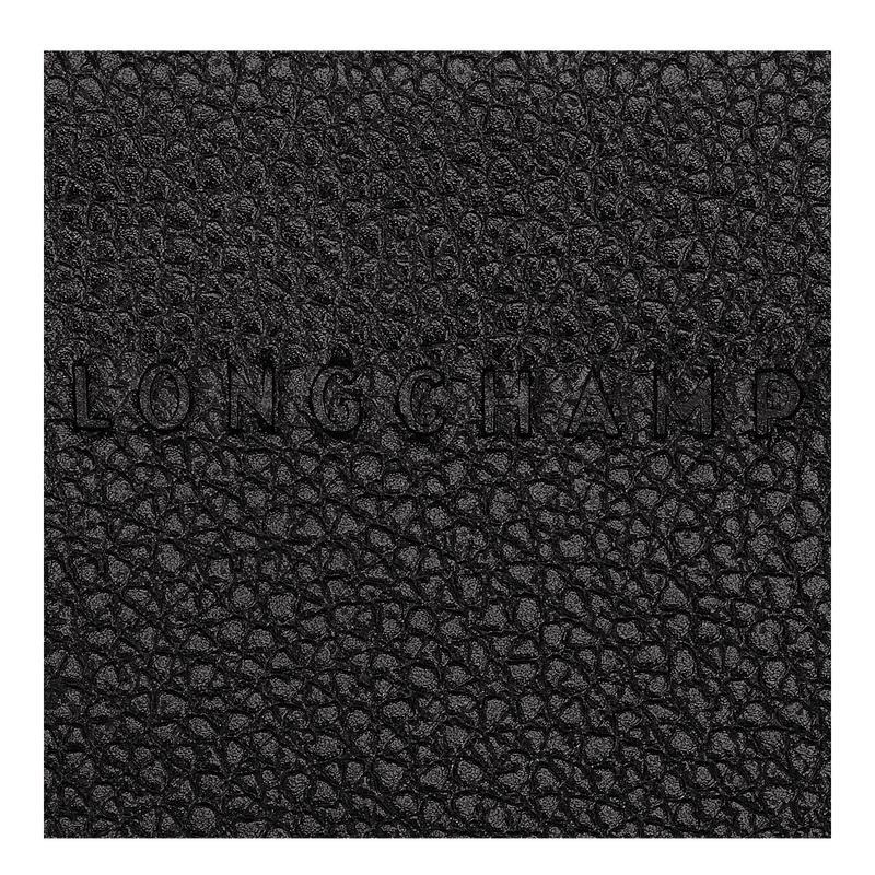 Black Men's Longchamp Le Foulonné Cardholders | 5634-VRHXJ