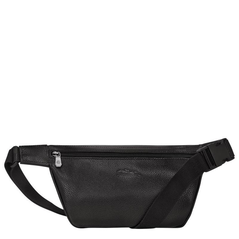 Black Men's Longchamp Le Foulonné M Belt Bags | 1095-HOEAB