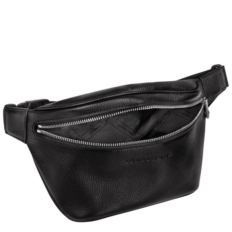 Black Men's Longchamp Le Foulonné M Belt Bags | 1095-HOEAB