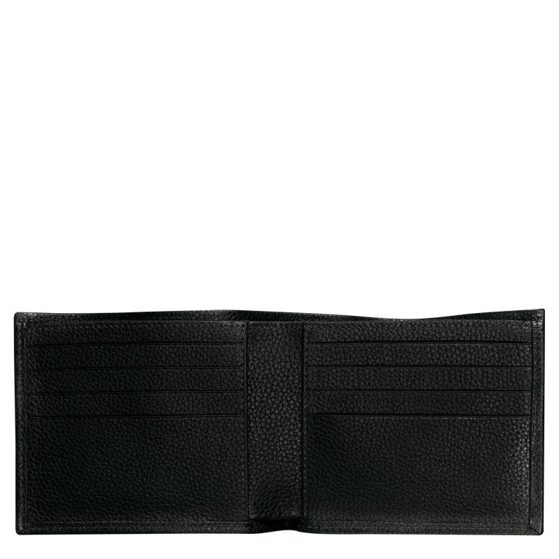 Black Men's Longchamp Le Foulonné Wallets | 0368-BCHIL