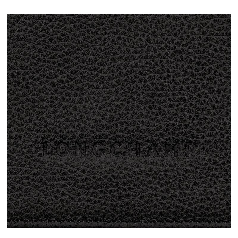 Black Men's Longchamp Le Foulonné Wallets | 5608-BXZJP