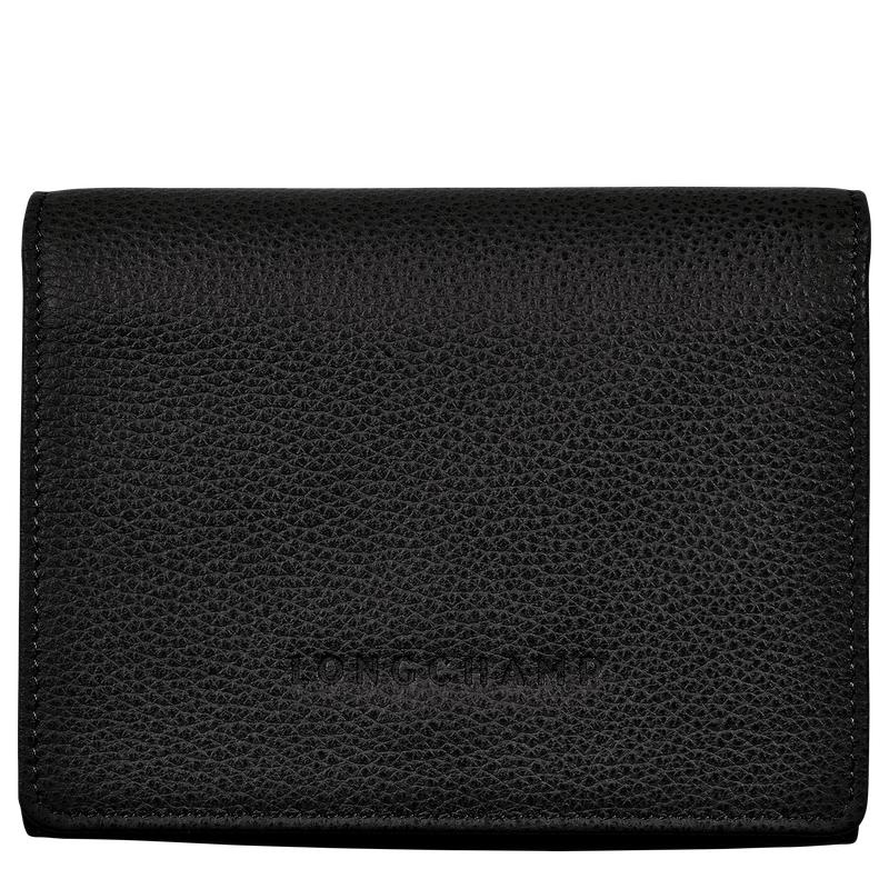 Black Men\'s Longchamp Le Foulonné Wallets | 5608-BXZJP