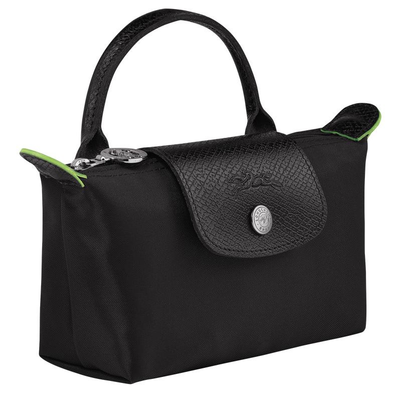 Black Men's Longchamp Le Pliage Green with handle Pouches | 4723-HMEVK