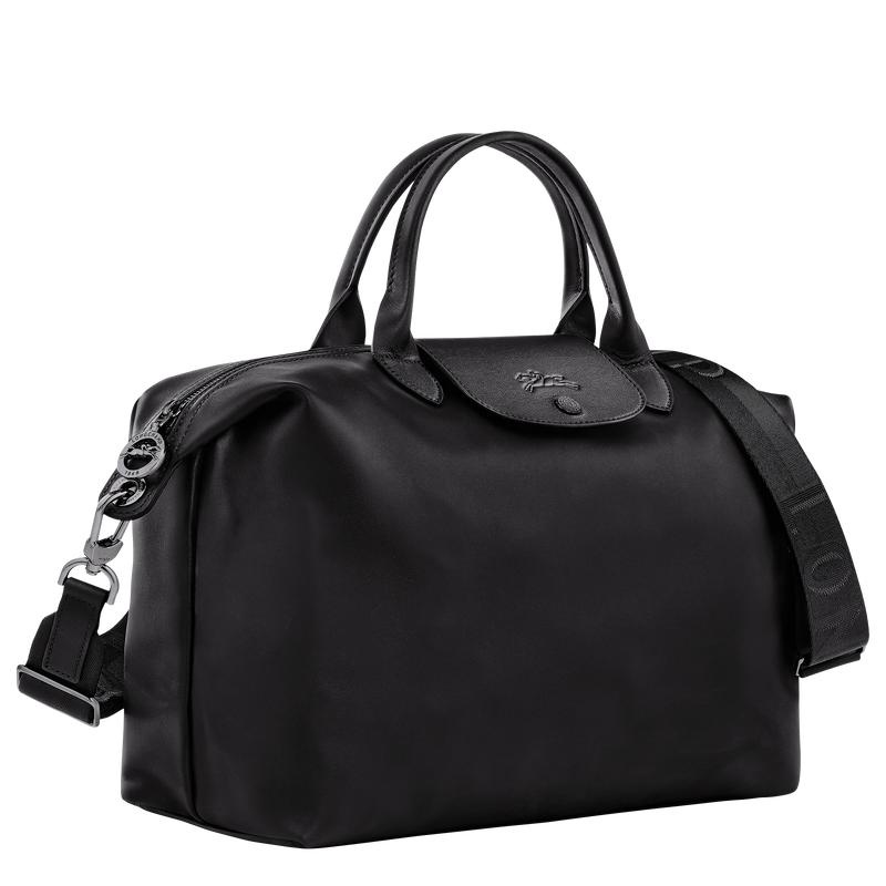 Black Men's Longchamp Le Pliage Xtra L Handbags | 7503-UAFWM