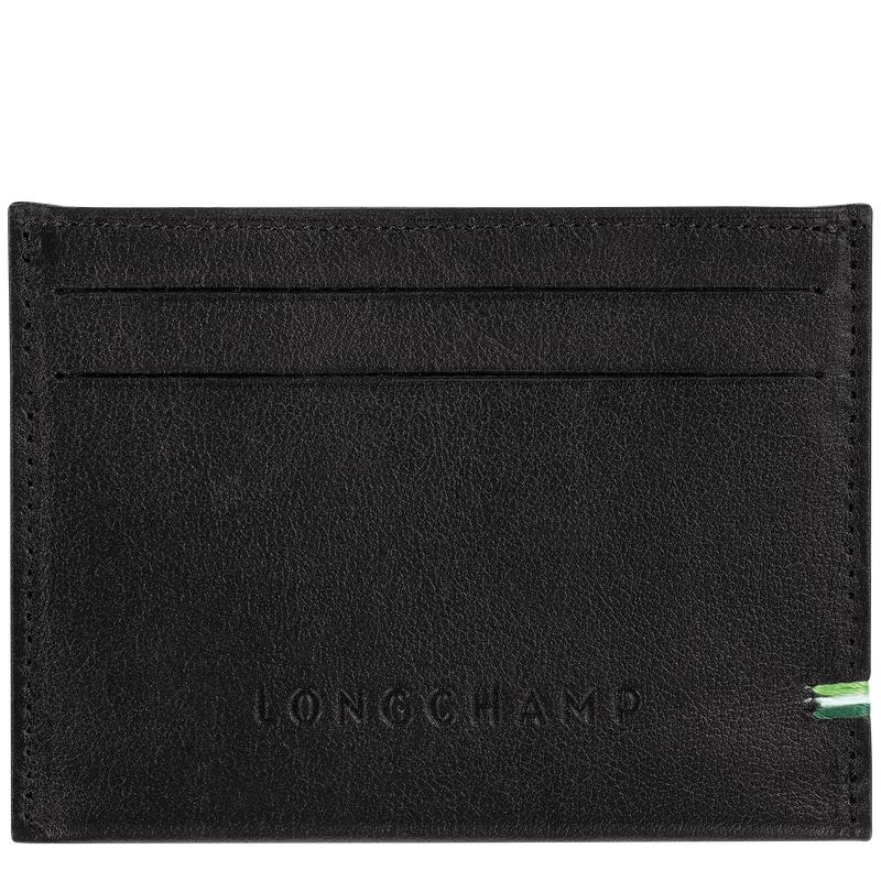 Black Men\'s Longchamp sur Seine Cardholders | 7148-YTZIM