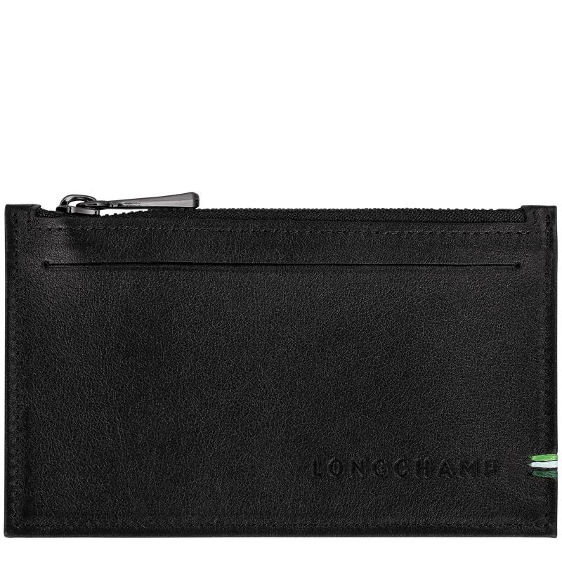 Black Men\'s Longchamp sur Seine Coin Purses | 5237-OQYTB