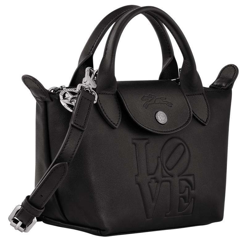 Black Men's Longchamp x Robert Indiana XS Handbags | 5084-SWIJQ