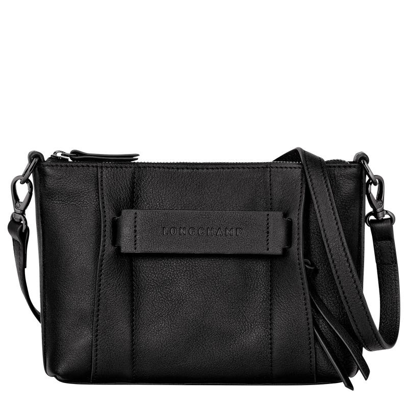 Black Women\'s Longchamp 3D S Crossbody Bags | 8362-RYHGA