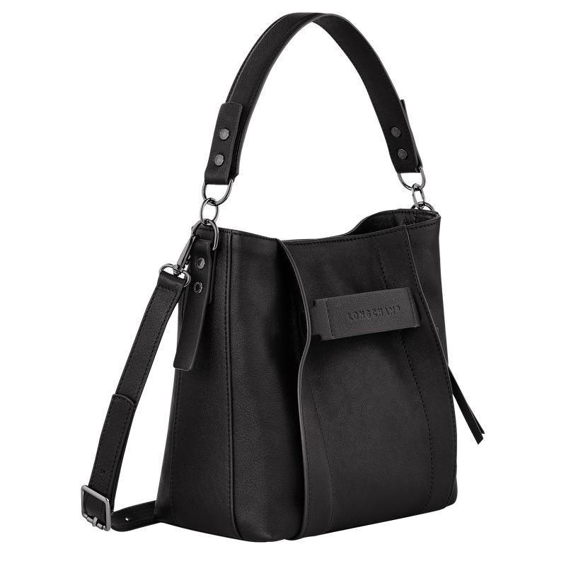 Black Women's Longchamp 3D S Crossbody Bags | 0495-CKEGV