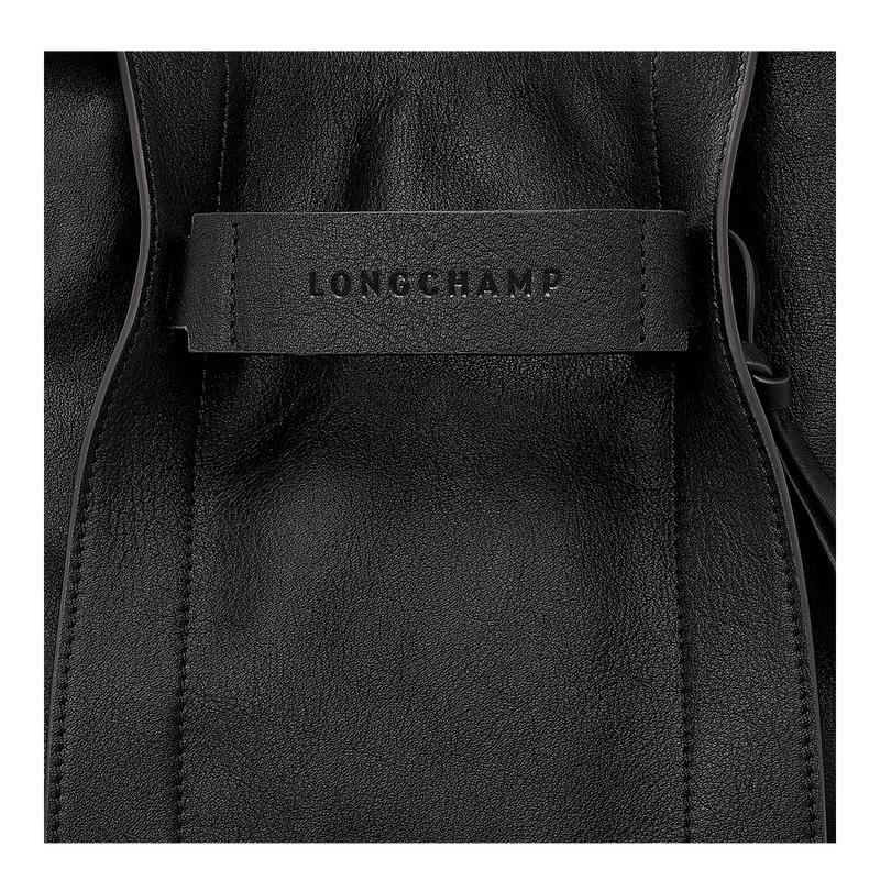 Black Women's Longchamp 3D S Crossbody Bags | 0495-CKEGV