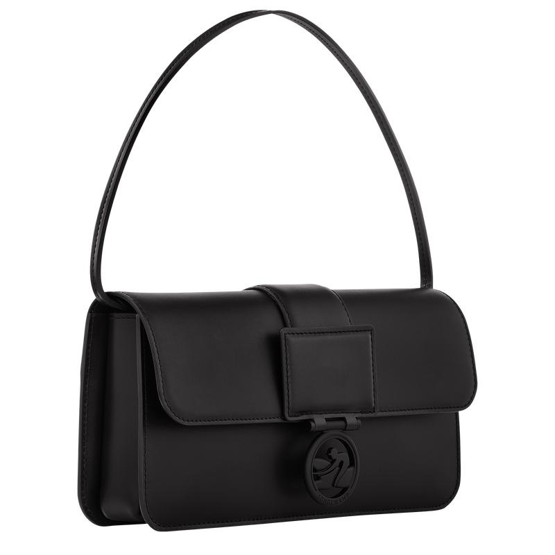 Black Women's Longchamp Box-Trot M Shoulder bag Shoulder Bags | 2675-BHVSM