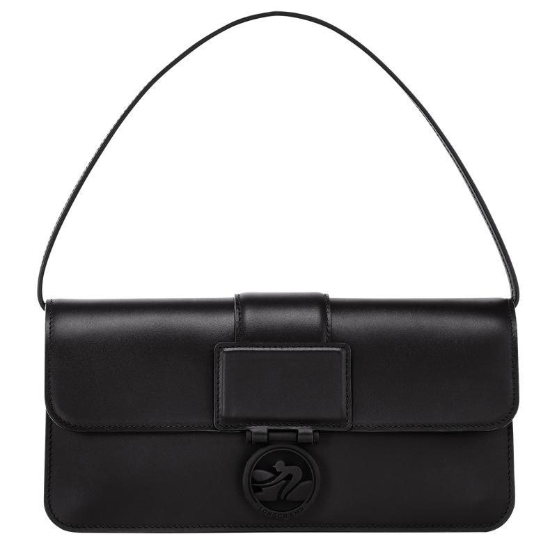 Black Women\'s Longchamp Box-Trot M Shoulder bag Shoulder Bags | 2675-BHVSM