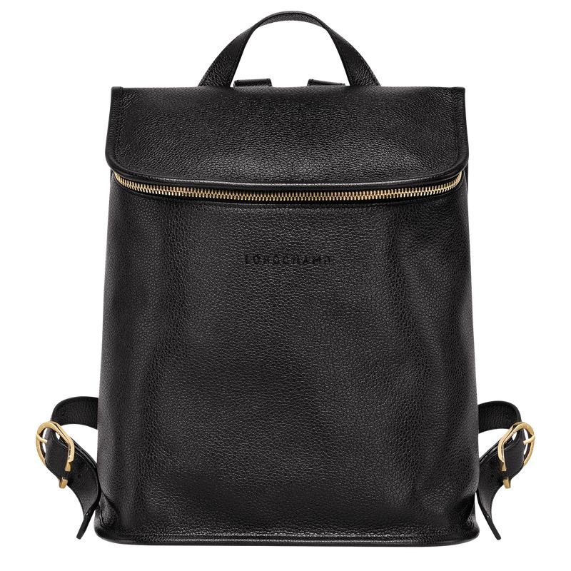 Black Women\'s Longchamp Le Foulonné Backpacks | 3891-GUQFR