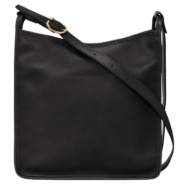 Black Women\'s Longchamp Le Foulonné M Crossbody Bags | 5802-AZBYH