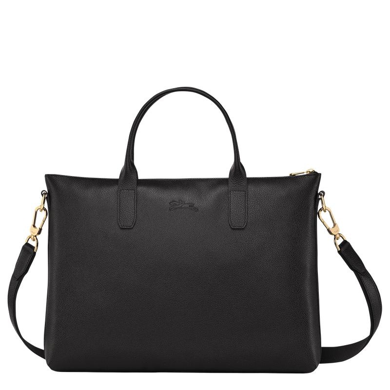 Black Women's Longchamp Le Foulonné S Briefcase | 7426-TXAIS