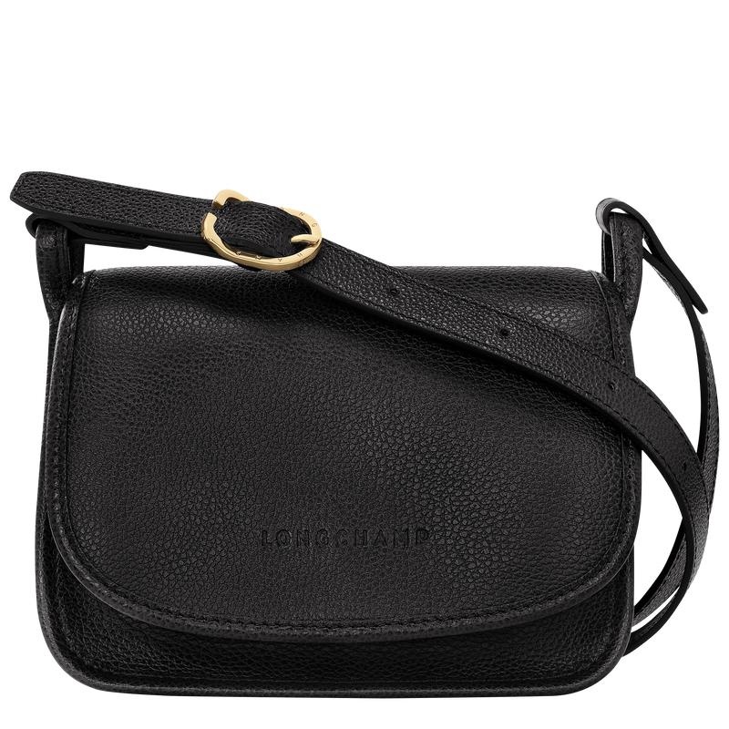 Black Women\'s Longchamp Le Foulonné S Crossbody Bags | 7051-SBUID