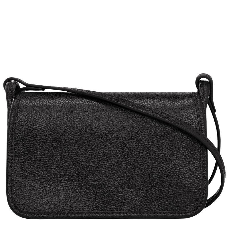 Black Women\'s Longchamp Le Foulonné XS Clutch Bag | 9681-QKCTY