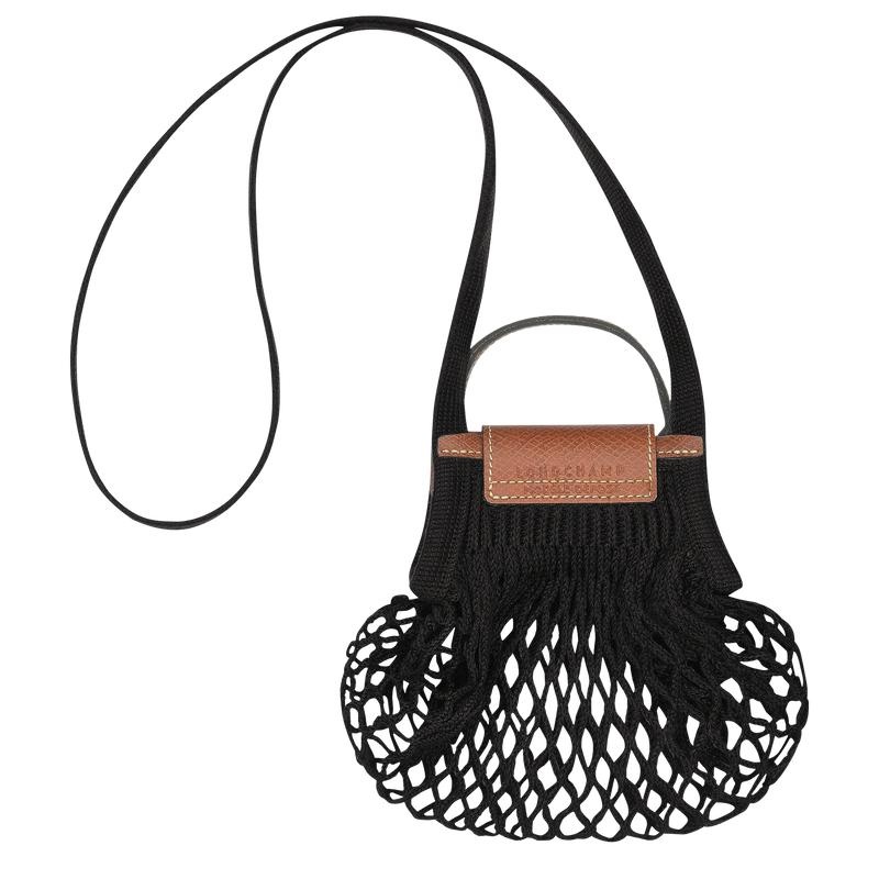 Black Women's Longchamp Le Pliage Filet XS Mesh Bag | 9401-UXFHB