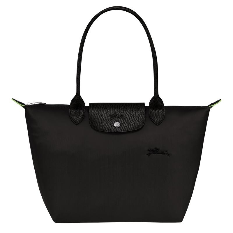 Black Women\'s Longchamp Le Pliage Green M Tote Bag | 2083-AMGQZ