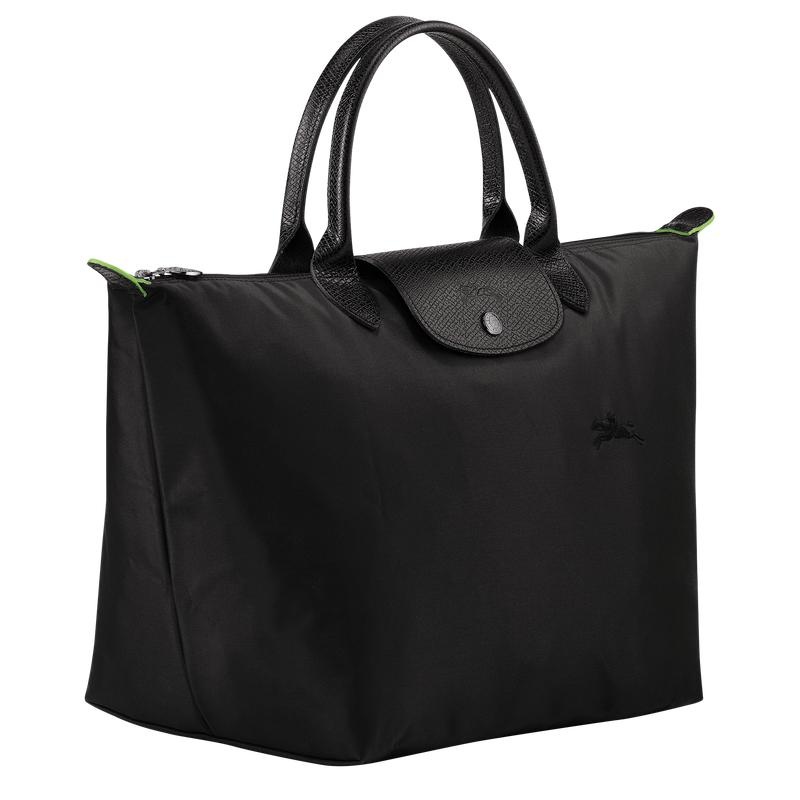 Black Women's Longchamp Le Pliage Green M Handbags | 8372-LXKFN