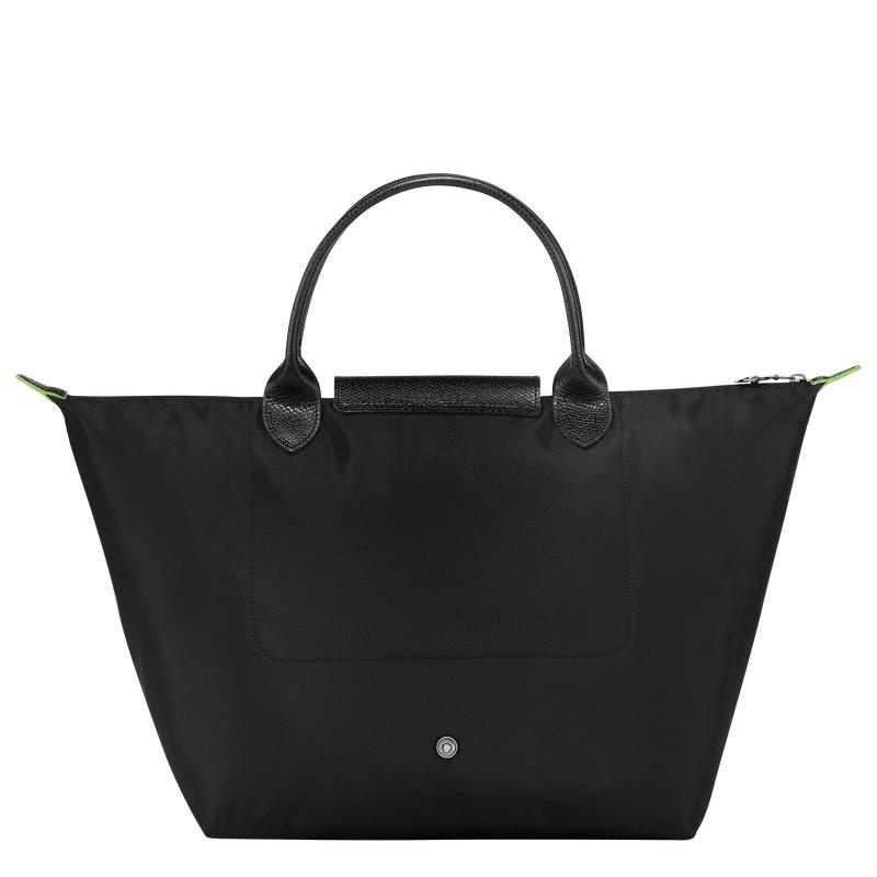 Black Women's Longchamp Le Pliage Green M Handbags | 8372-LXKFN