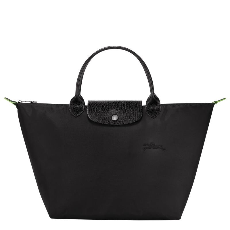 Black Women\'s Longchamp Le Pliage Green M Handbags | 8372-LXKFN