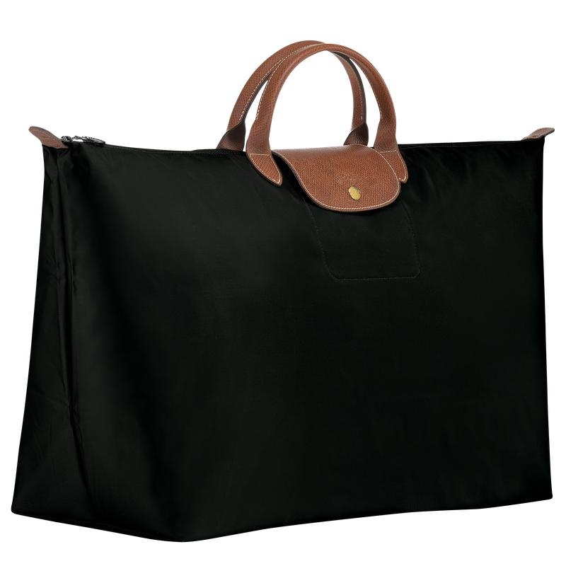 Black Women's Longchamp Le Pliage Original M Travel Bags | 5084-TDXBK