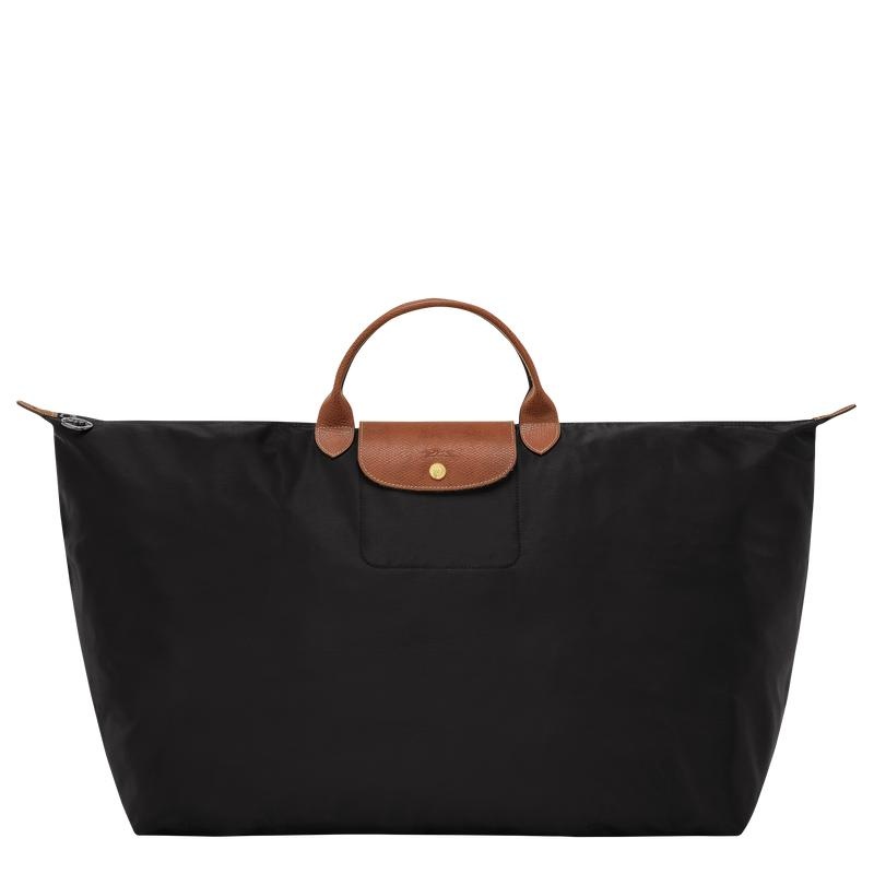 Black Women\'s Longchamp Le Pliage Original M Travel Bags | 5084-TDXBK