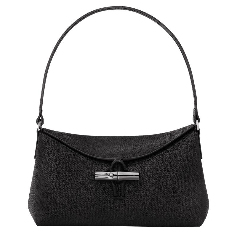 Black Women\'s Longchamp Roseau S Hobo Bags | 5419-XPNCJ