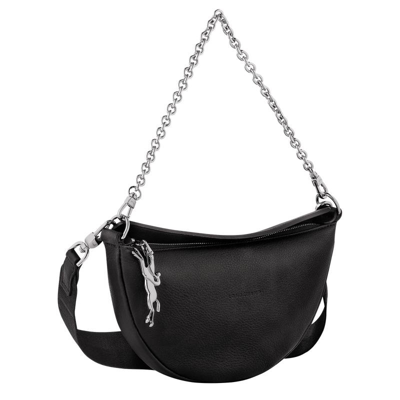 Black Women's Longchamp Smile S Crossbody Bags | 1652-VIAPC