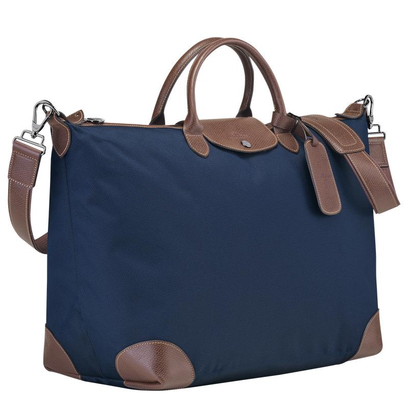 Blue Men's Longchamp Boxford S Travel Bags | 3659-NJFTI