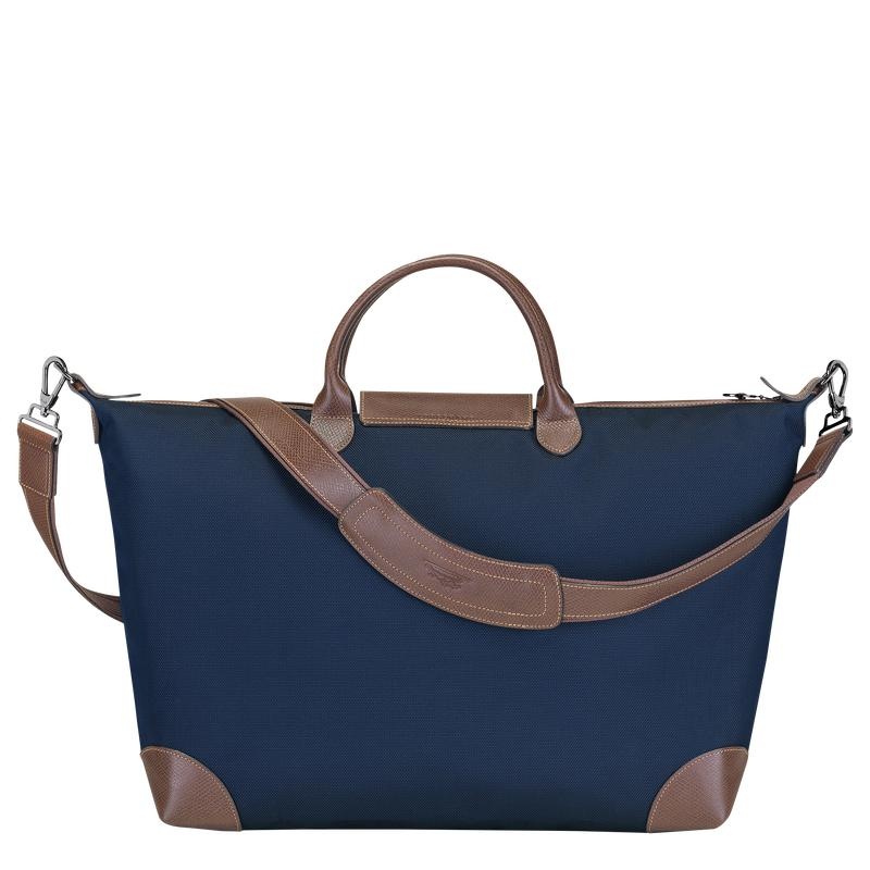 Blue Men's Longchamp Boxford S Travel Bags | 3659-NJFTI