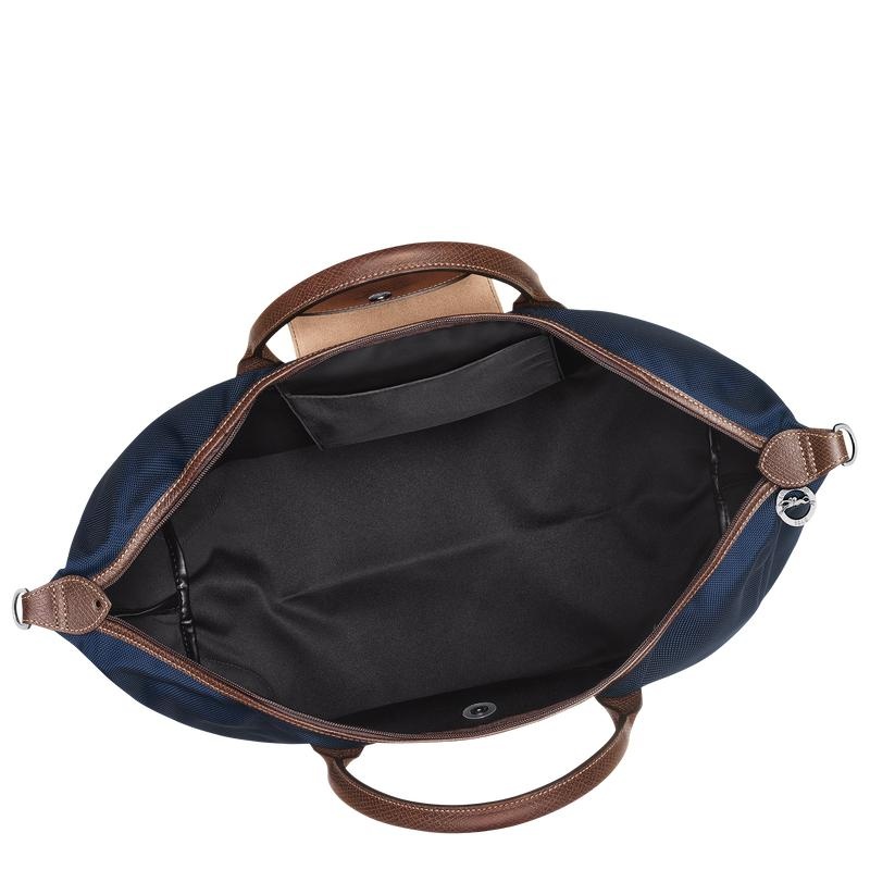 Blue Men's Longchamp Boxford S Travel Bags | 3659-NJFTI