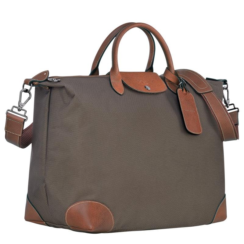 Brown Men's Longchamp Boxford S Travel Bags | 6397-MQTSA