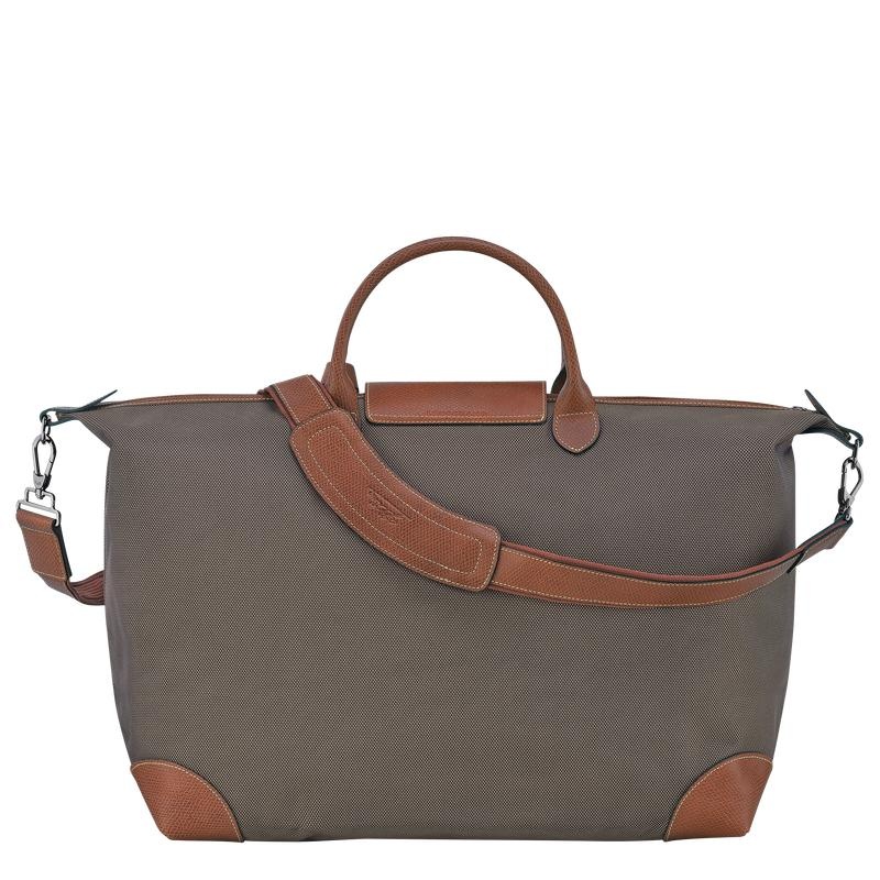 Brown Men's Longchamp Boxford S Travel Bags | 6397-MQTSA