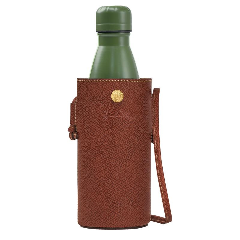 Brown Men\'s Longchamp Épure Bottle Bottle Holder Bag | 5960-ONGJE